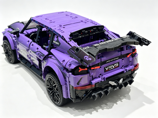 Windsor Gear 1:10 Purple Lamborghini Urus Widebody SUV Building Blocks Model