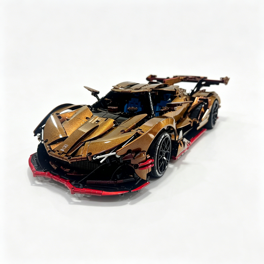 Apollo Intensa Emozione 1 8 Scale Model Car Chameleon Gold Finished Building Blocks