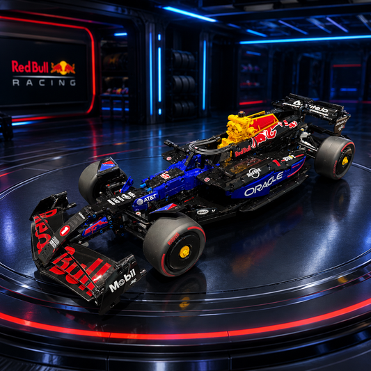 Red Bull Rb20 Formula 1 Car Model 1:8 Scale Replica Building Blocks