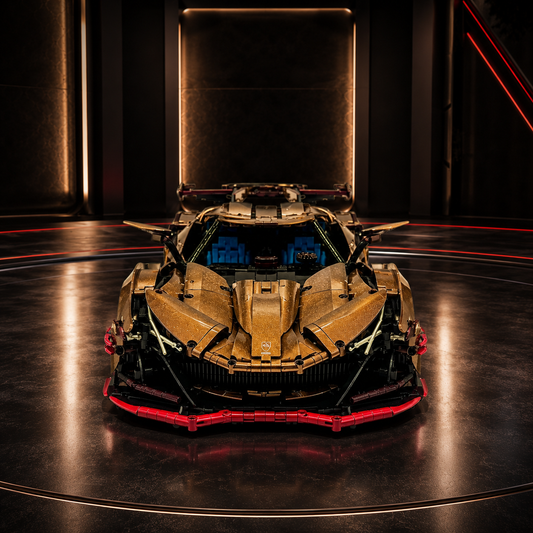 Apollo Intensa Emozione 1 8 Scale Model Car Chameleon Gold Finished Building Blocks