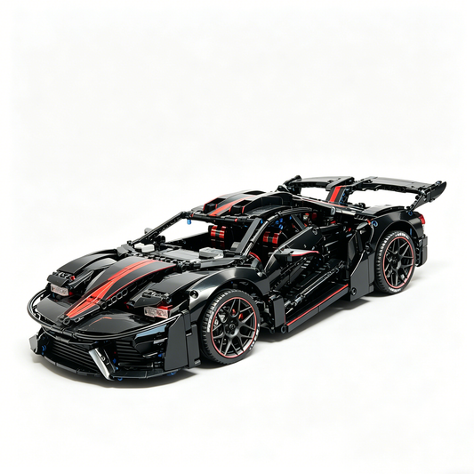 Windsor Gear Ford GT Crimson Shadow Custom Edition 1:8 Finished Building Block Car 3180PCS