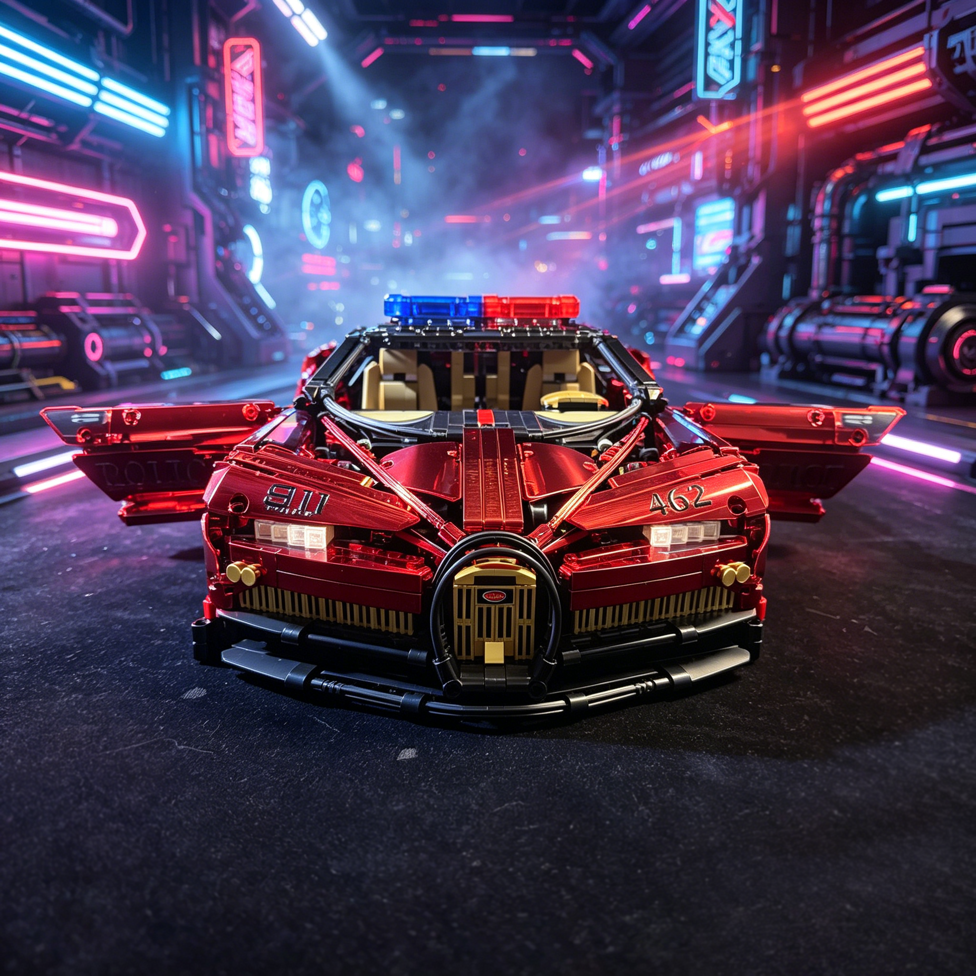 Red & Black Police