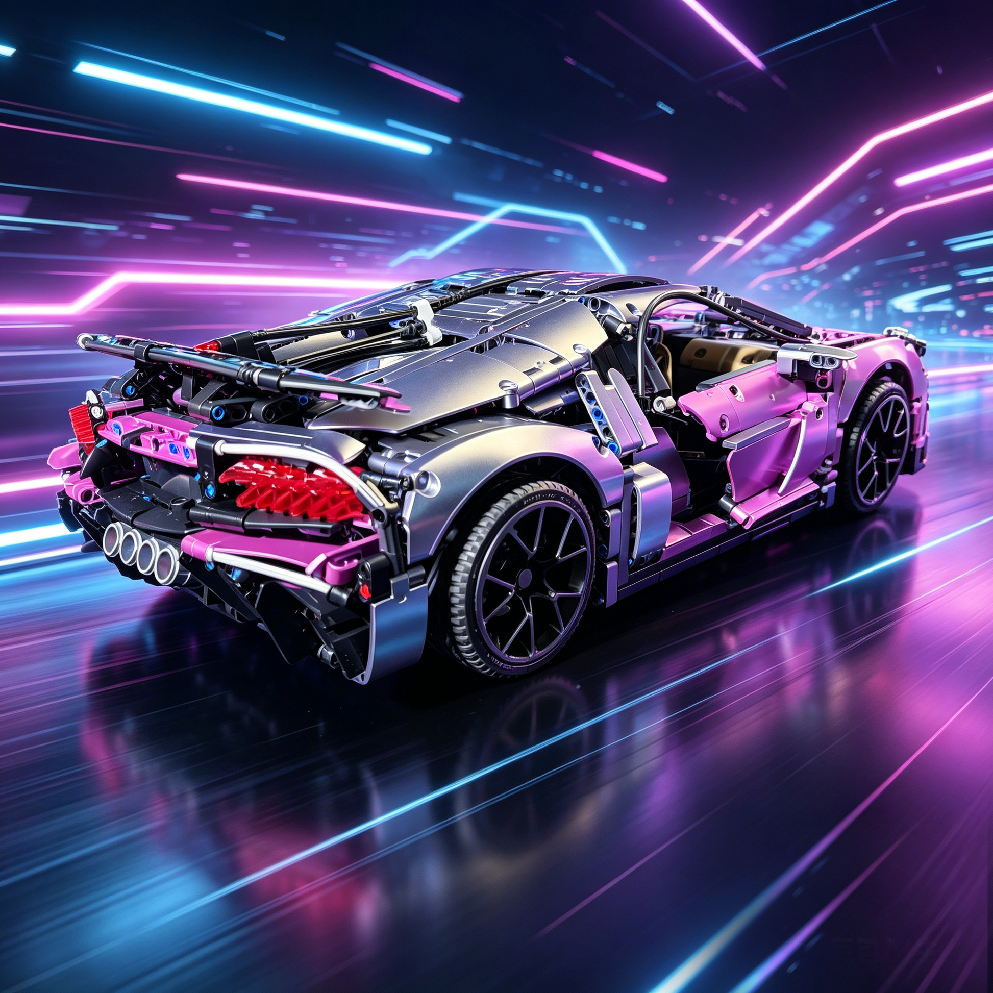 Metallic Pink Purple