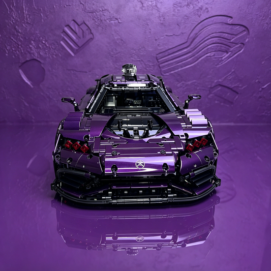 Windsor Gear Mercedes AMG One Metallic Purple Custom 3295PCS Finished Building Blocks