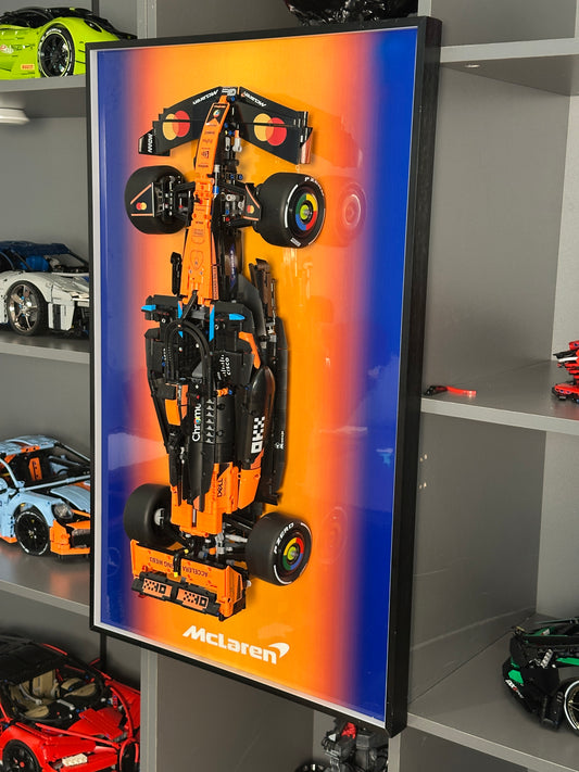McLaren Building Block Car Wall Display Board Brick Supercar Wall Mount Rack
