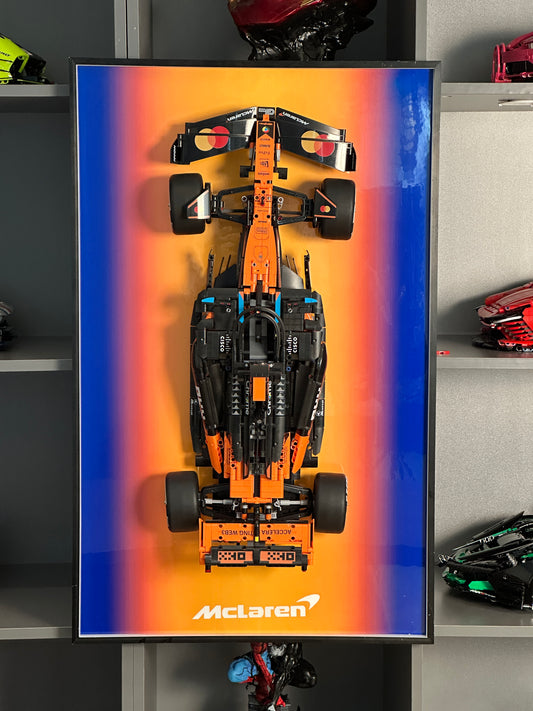 McLaren Building Block Car Wall Display Board Brick Supercar Wall Mount Rack