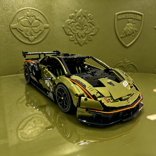 Windsor Gear Lamborghini Sián FKP 37 Olive Green 3450PCS Finished Building Blocks