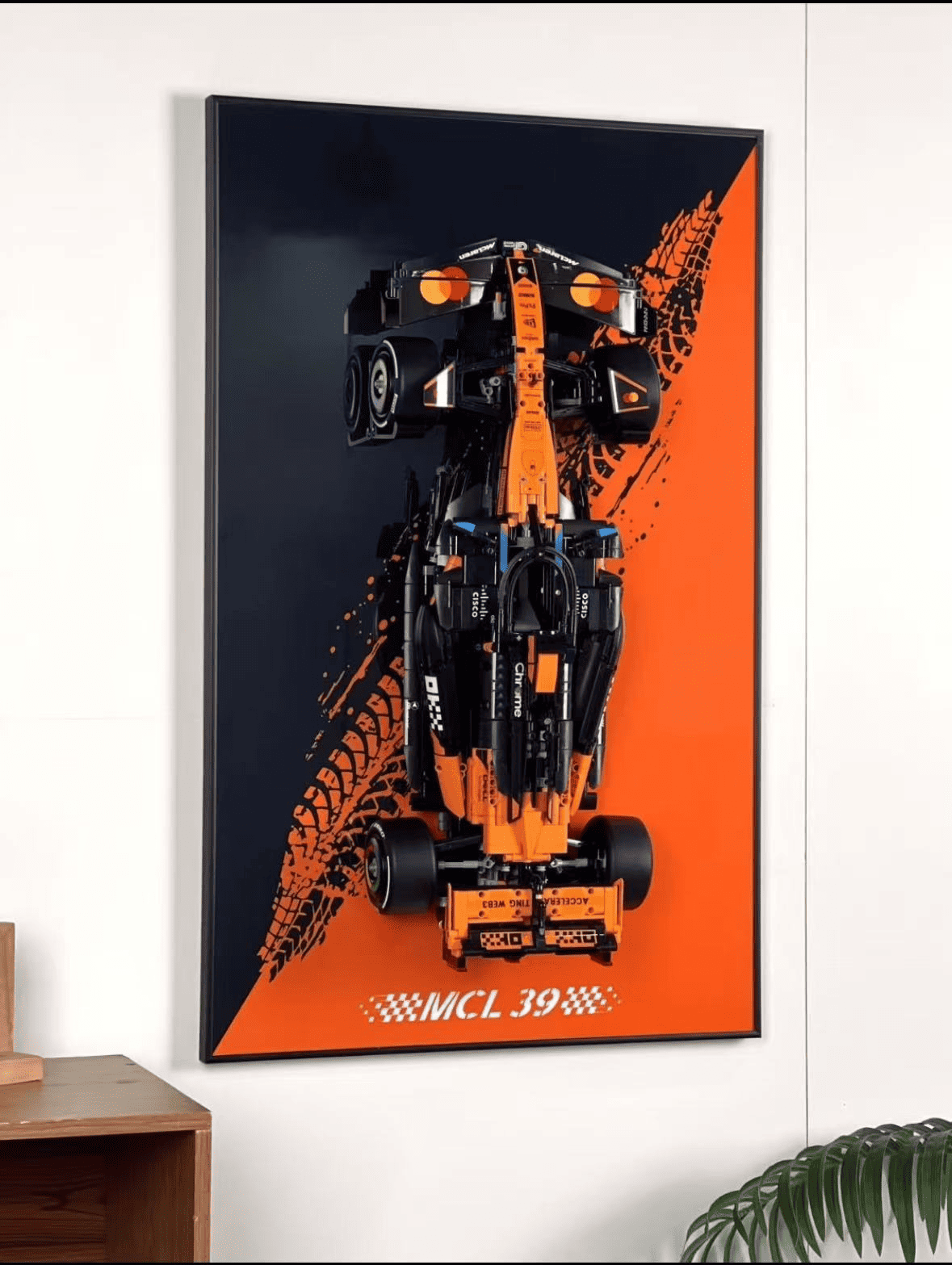 Windsor Gear Giant McLaren F1 1:8 Model | Pull-Back Action Building Bricks
