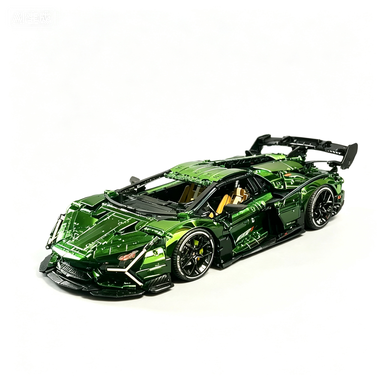 Lamborghini Aventador SVJ Custom Color 1:8 Finished Building Block Car 3680PCS