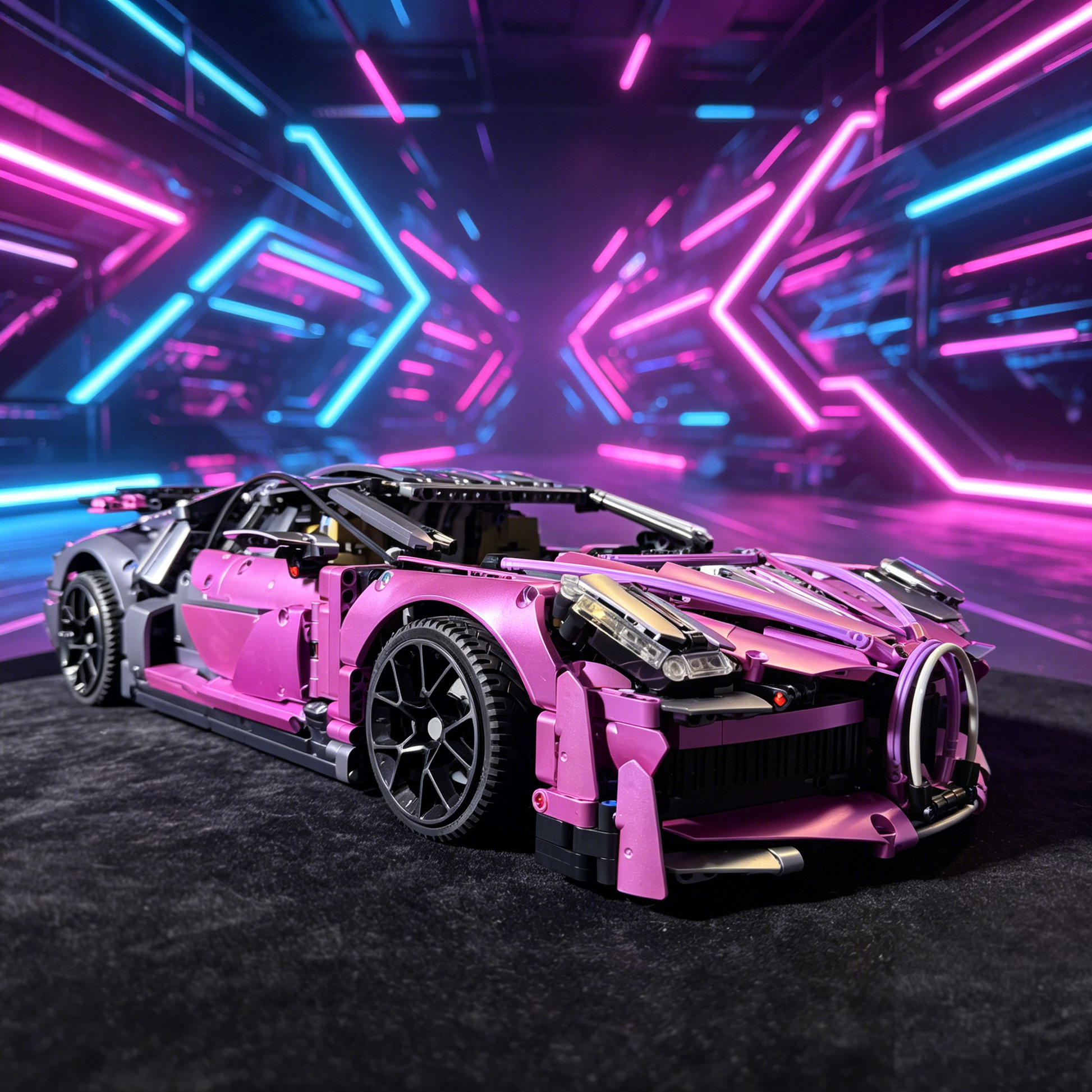 Metallic Pink Purple