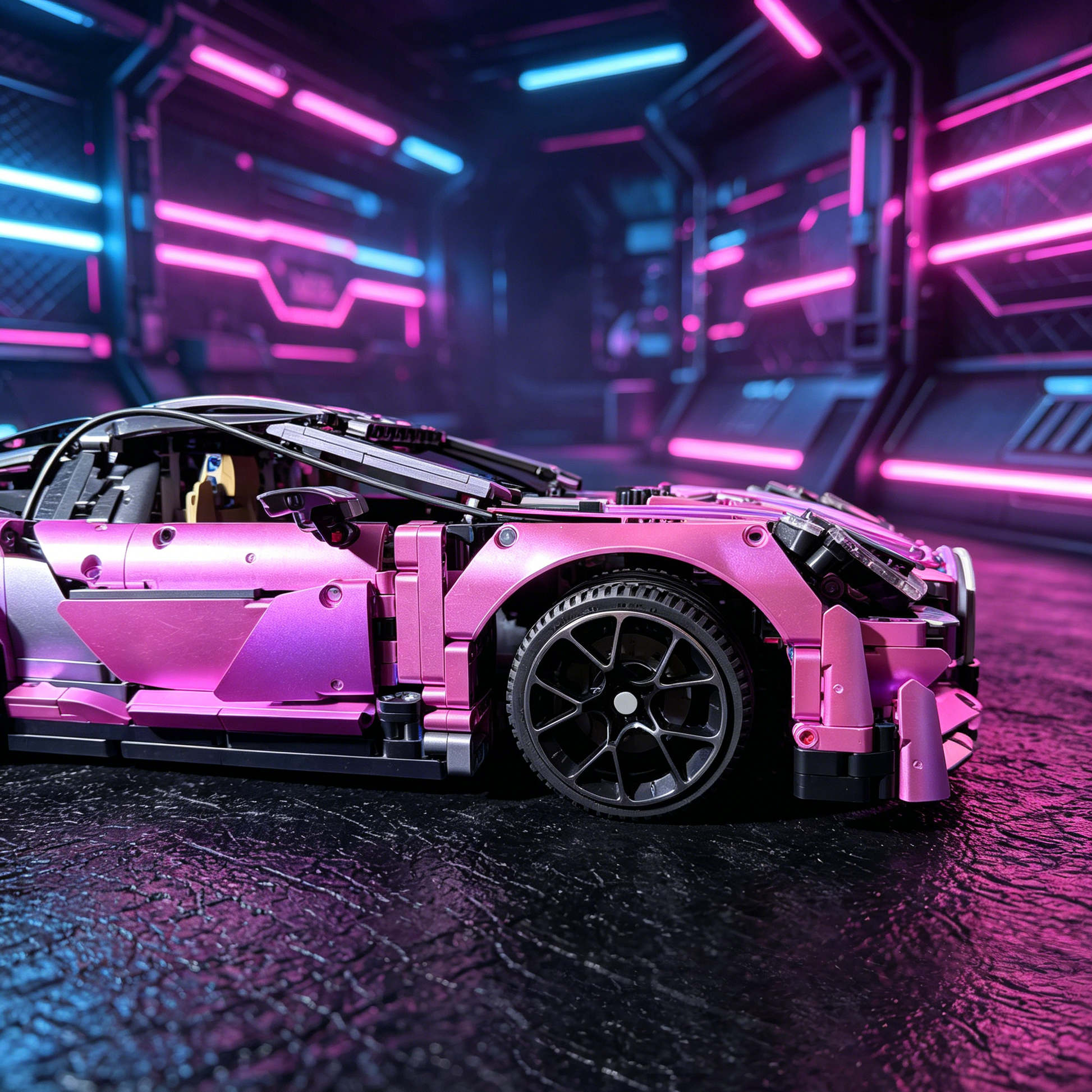Metallic Pink Purple