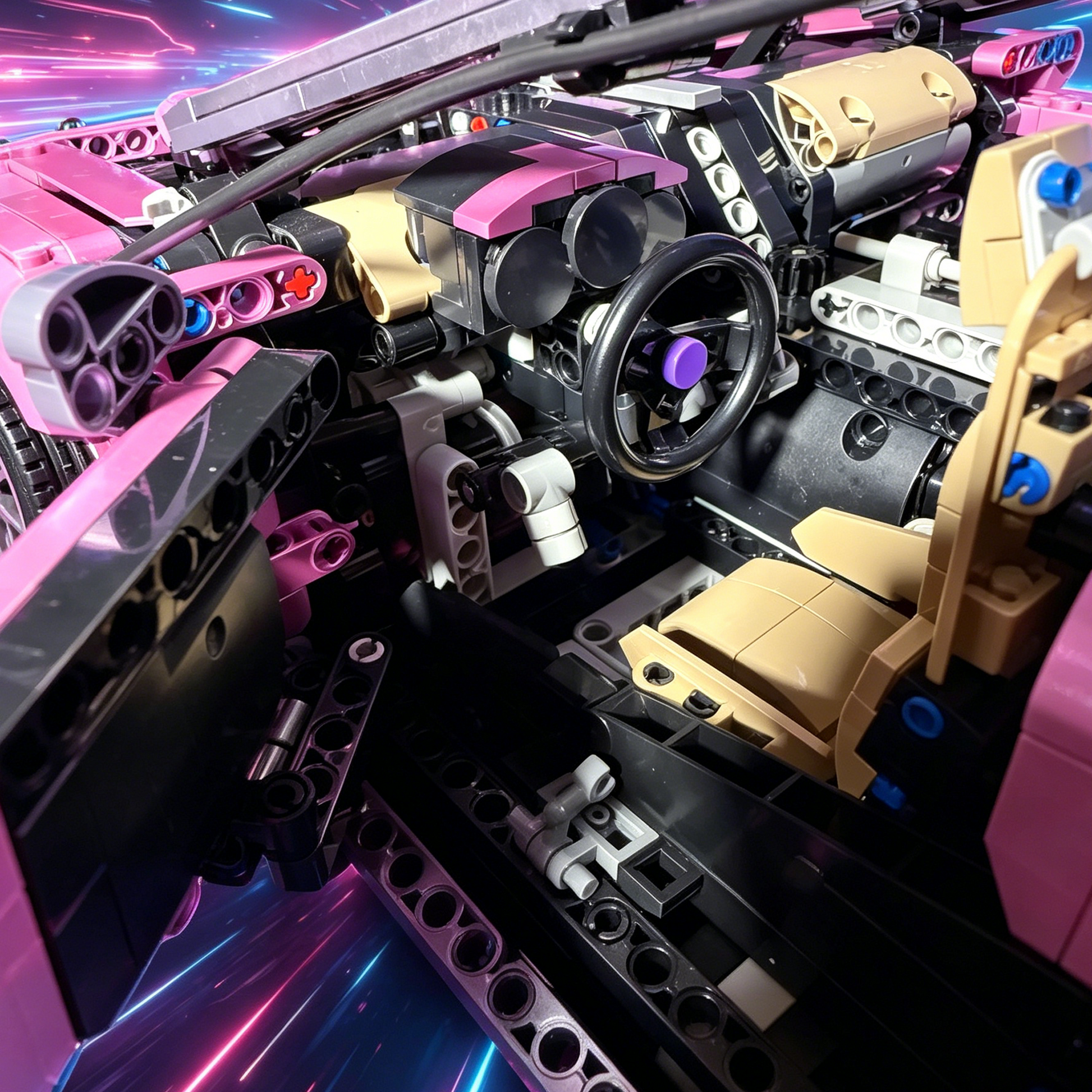 Metallic Pink Purple