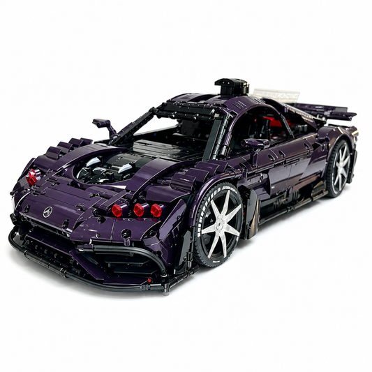 Windsor Gear Mercedes-AMG ONE 1:8 Finished Building Block Car 3290PCS Midnight Purple