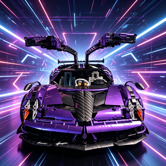 Windsor Gear Pagani Zonda 760LH Hamilton Custom Edition 1:8 Finished Building Block Car 3180PCS