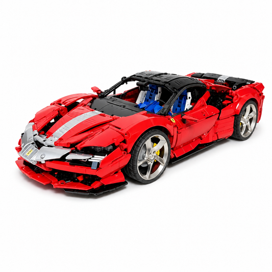 Windsor Gear Porsche 911 GT3 RS Pink Purple Gradient 3320PCS Finished Building Blocks