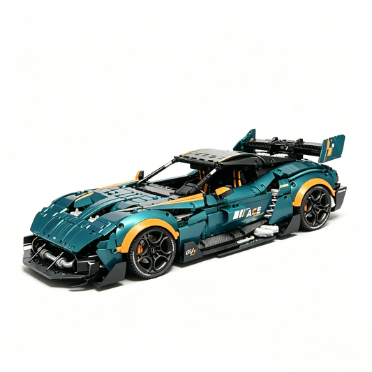 Windsor Gear GULY 10647 Aston Martin Vulcan 1:8 Finished Building Block Car 3794PCS