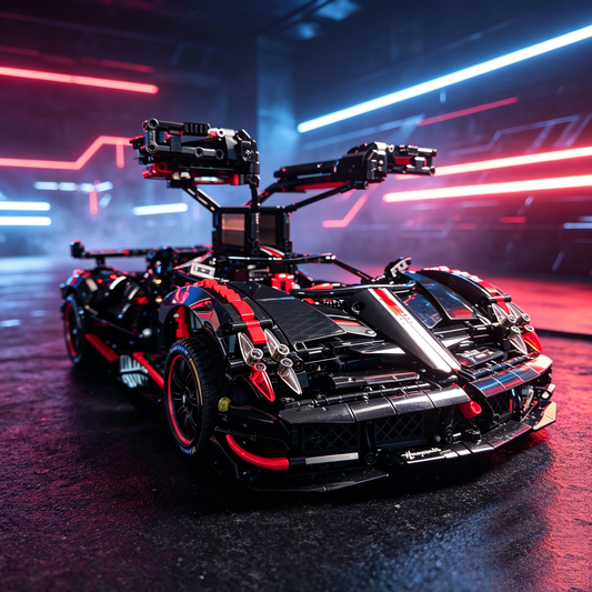 Windsor Gear Pagani Huayra BC / Huayra Roadster BC 1:8 Finished Building Block Car 3280PCS