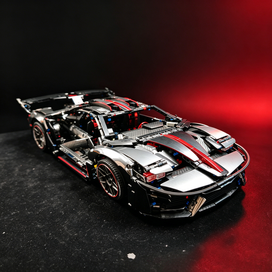 Windsor Gear Ford GT Crimson Shadow Custom Edition 1:8 Finished Building Block Car 3180PCS