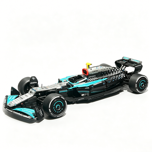 Mercedes-AMG Petronas F1 W12 2021 Hamilton & Bottas 1:8 Finished Building Block Car 1912PCS