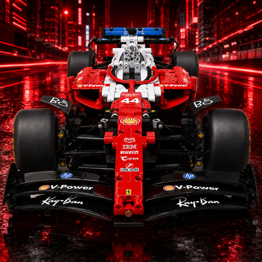 Ferrari Sf 24 Formula 1 Car Model 1：8 Scale Replica Building Blocks
